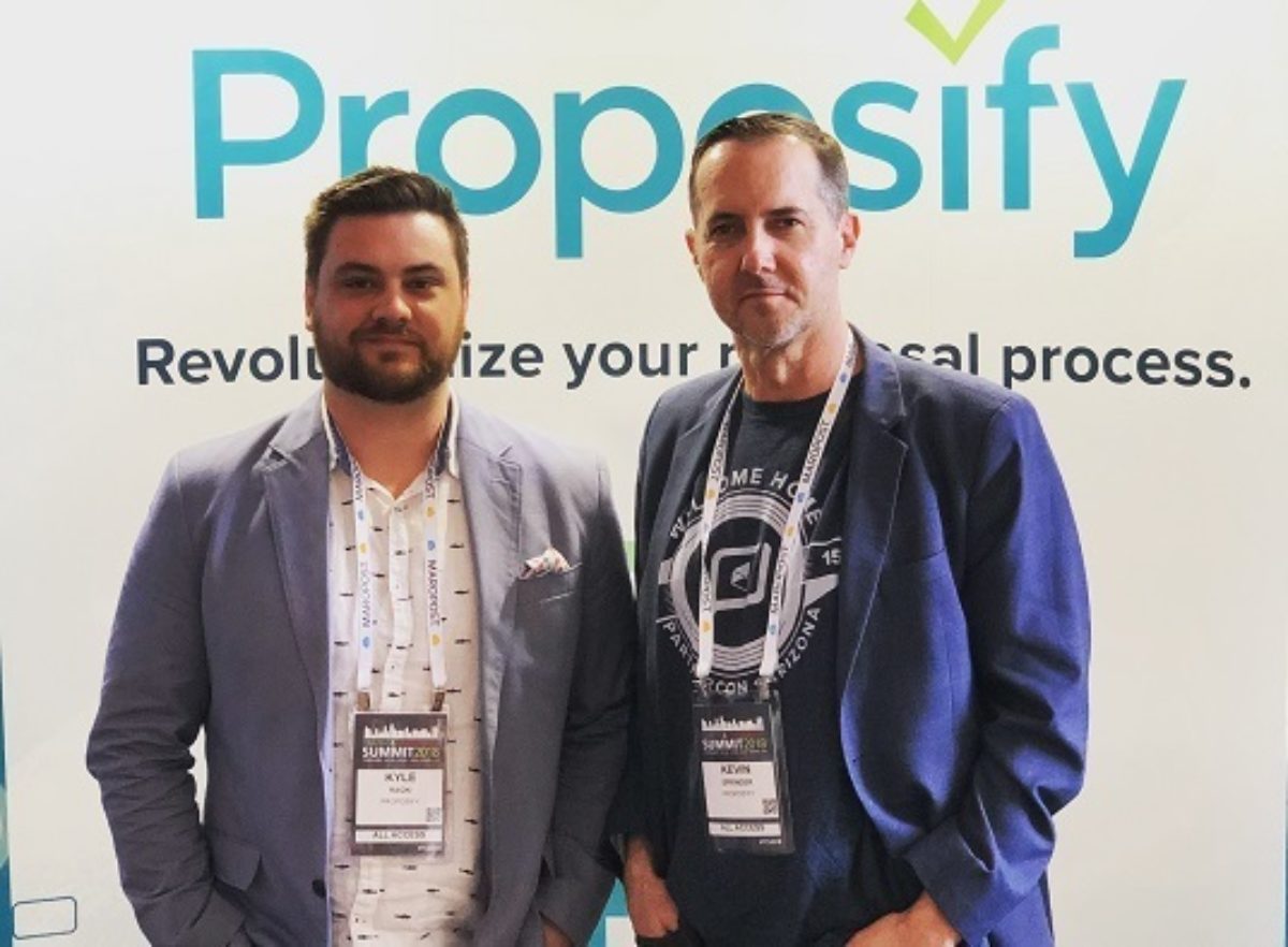Kyle Racki left and Kevin Springer Co Founders of Proposify